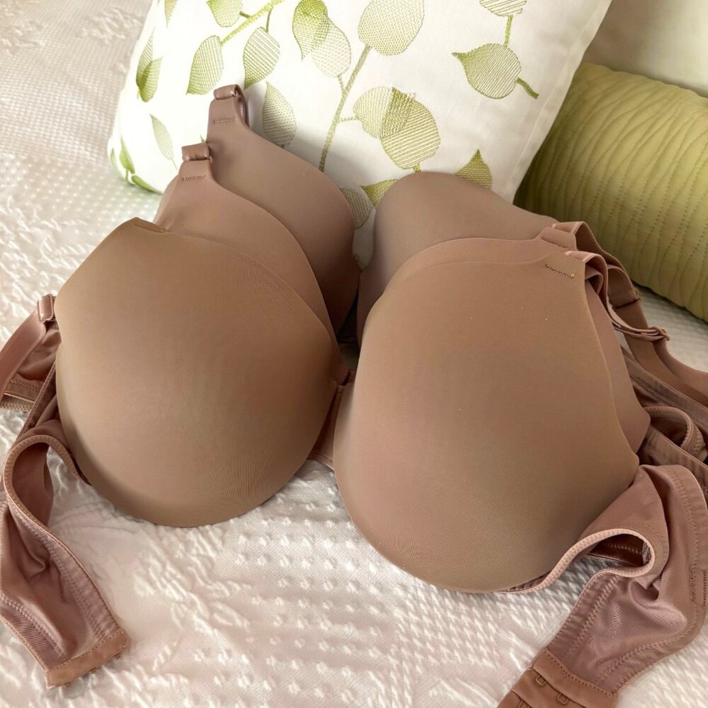 3 Warners This Is Not A Bra Cushioned Underwire Lightly Lined T-Shirt Bra 38C